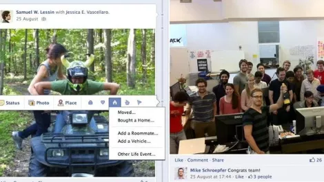 Facebook timelinea