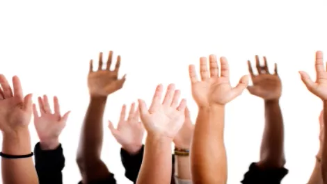 Hands up