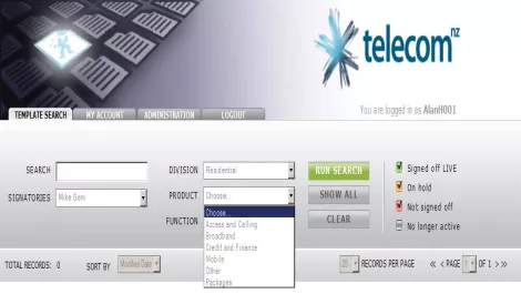 Telecom mitemplates