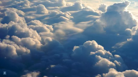 Fluffy clouds