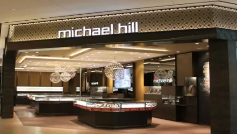 Michael hill enclosed mall big