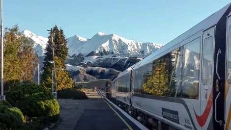 Tranzalpine waiting on platform at springfield nw 900x450
