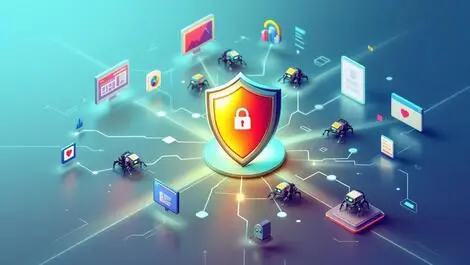 Digital shield protecting interconnected websites from robotic crawlers