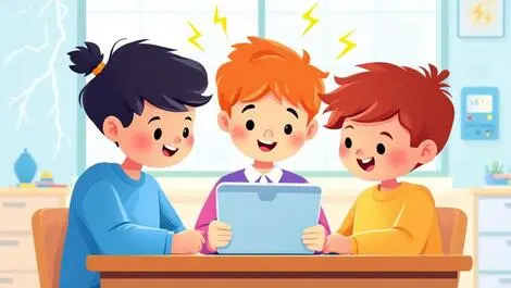 New zealand children tablet bright classroom lightning safe electrical learning