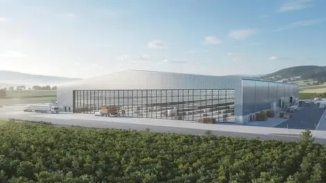 Modern coolstore facility hawkes bay new zealand farmland crates trucks