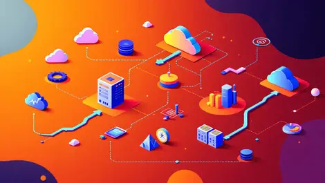 Interconnected servers cloud data streams unified data management ai analytics