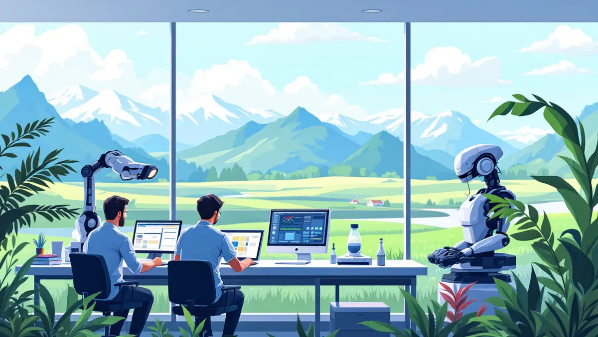 Researchers modern lab advanced robots new zealand landscape tech innovation