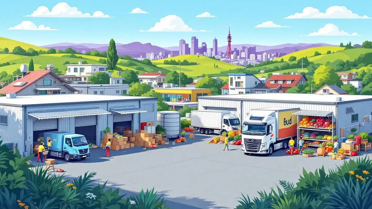 Modern food production hub south auckland colorful ingredients