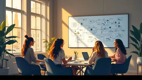 Women in tech london office ai mentorship meeting room design